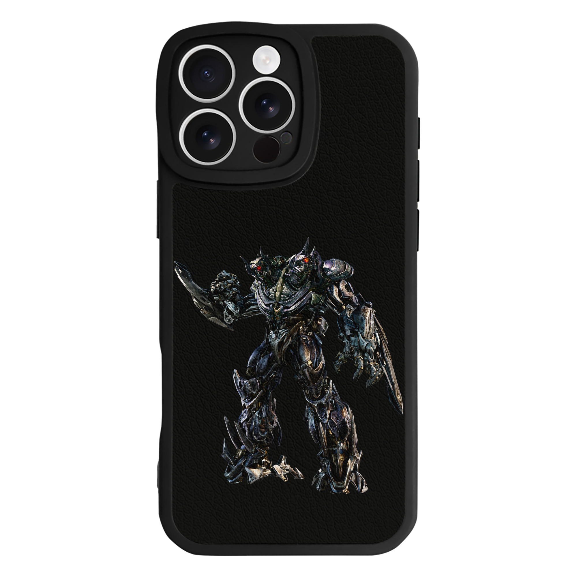 （画像用） Transformers トランスフォーマー 【iPhone 16シリーズ対応】シリコンスマホケース（レザー調） 材質：シリコン